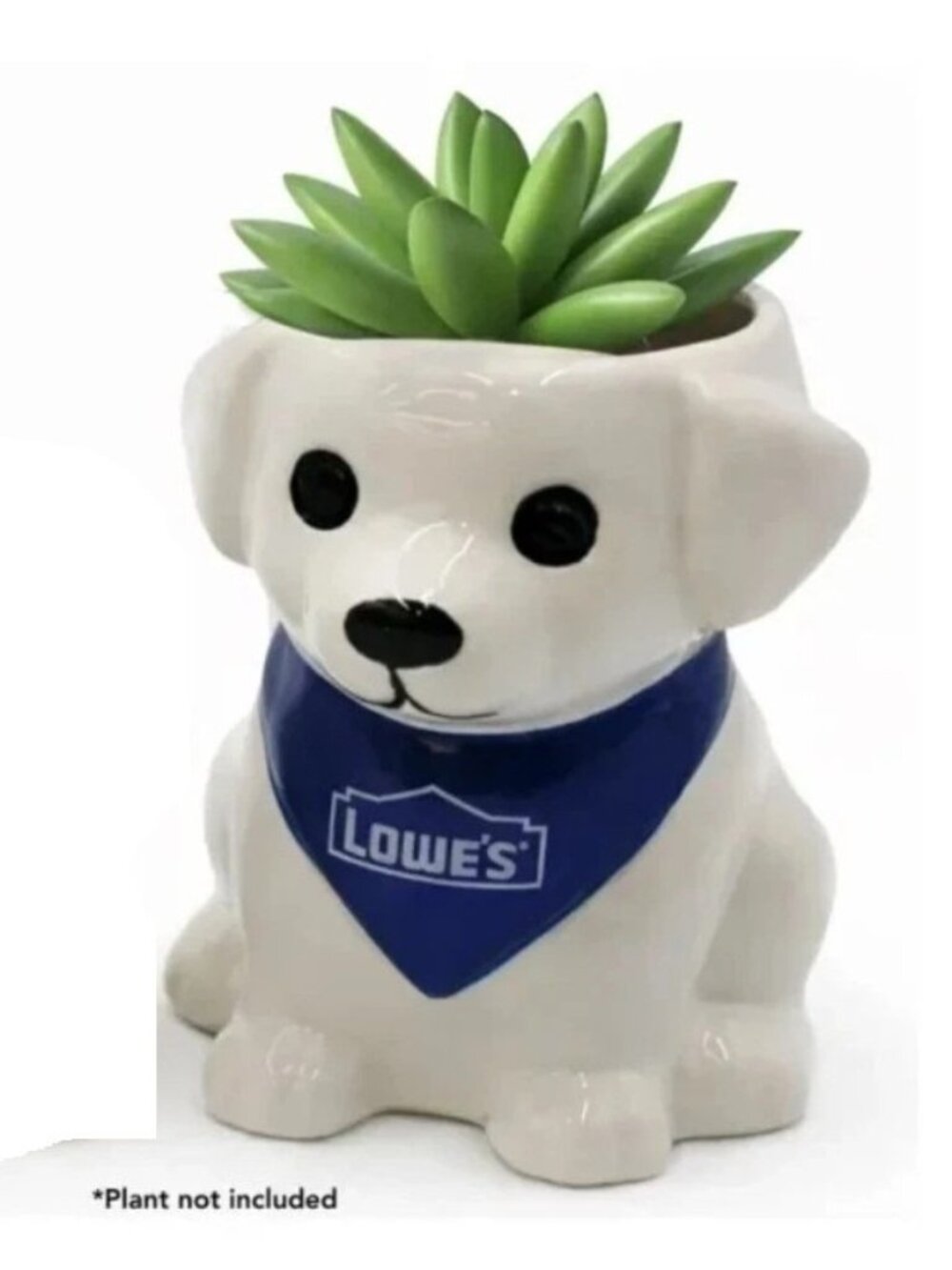 New Lowe's Puppy Dog Ceramic Planter Home Decor Succulent Planter 2026 Limited E